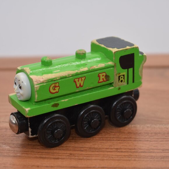 Duck GWR #8 Thomas the Tank Wooden Railway Train Engine Vintage Train 2003 - Picture 1 of 6